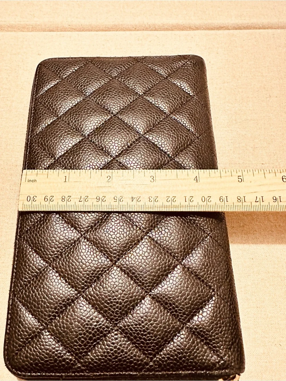 CHANEL | Wallet | Chanel Caviar Quilted Large Zip Around Organizer Wallet Black